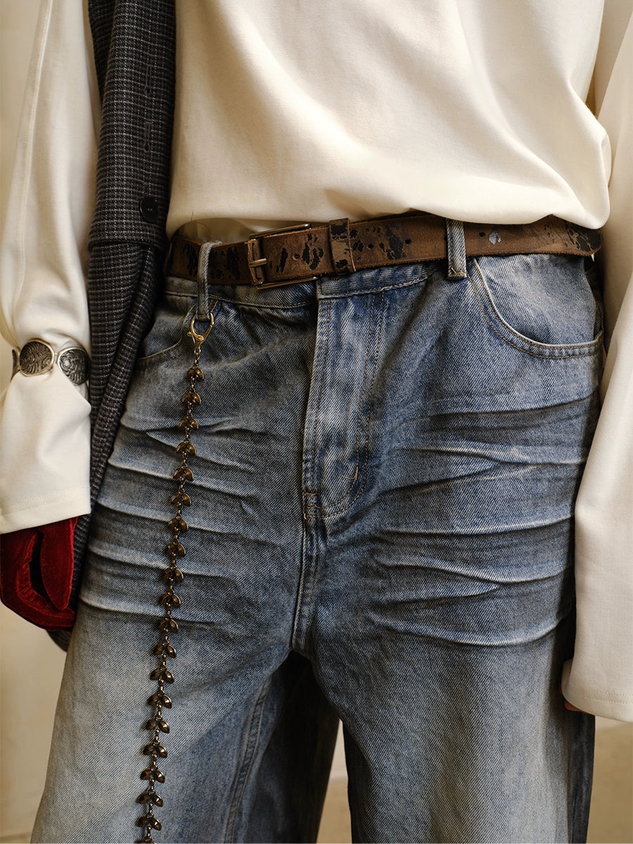 JCAESAR Cracked Old Belt