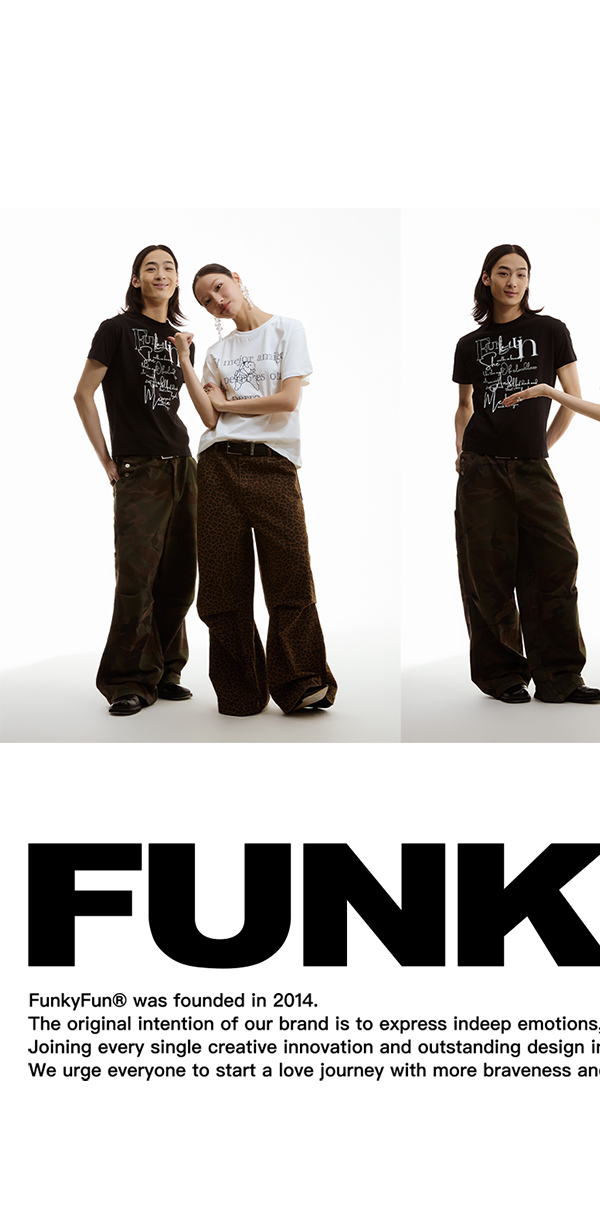 FUNKYFUN Three-point Sports Space Cotton Sweatpants