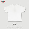 BE Women's Pure Cotton Solid Color 305G Casual Sports Slim Fit T-Shirt