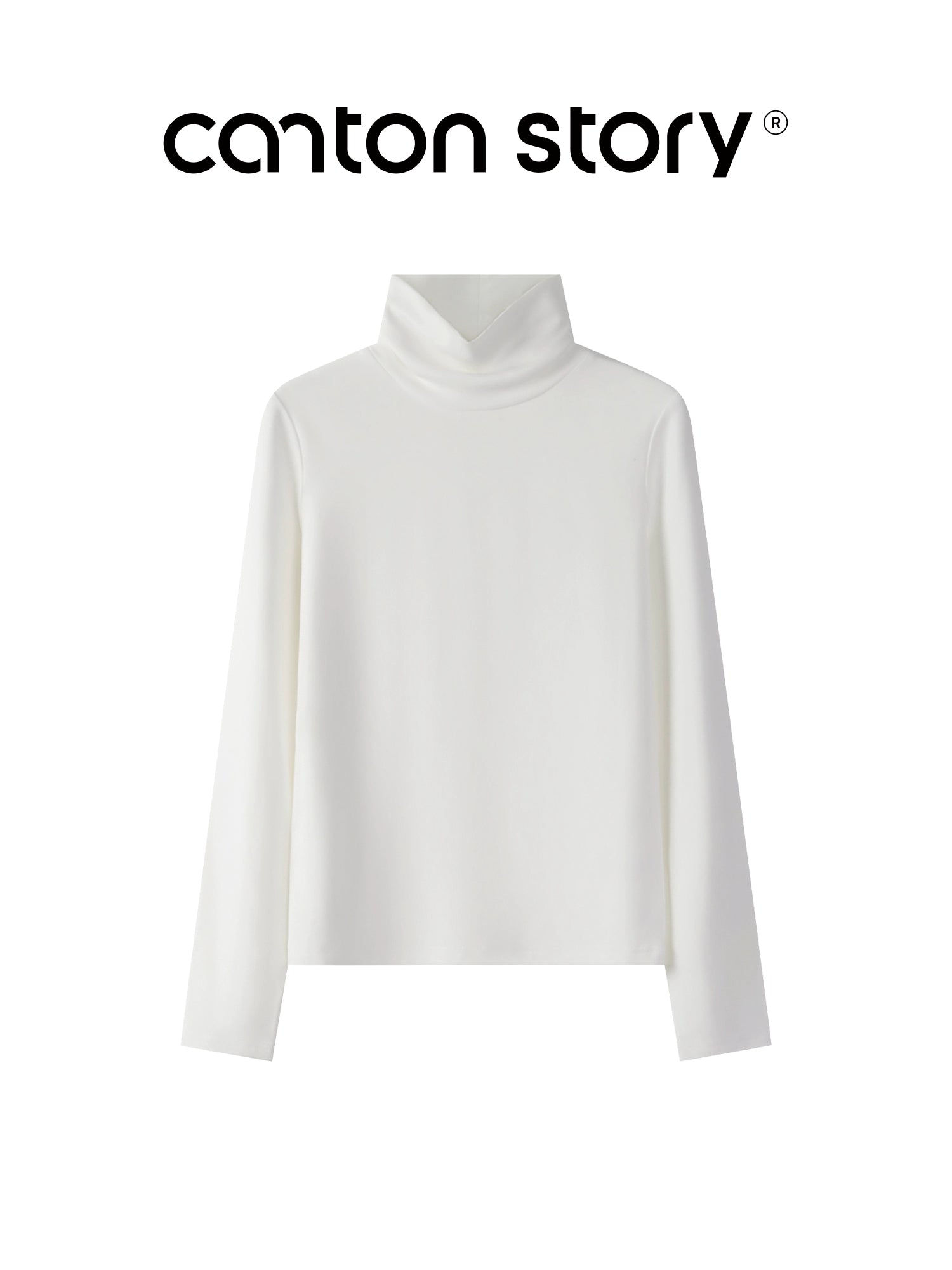 Cantonstory Shoulder Casual Versatile Bottom Shirt