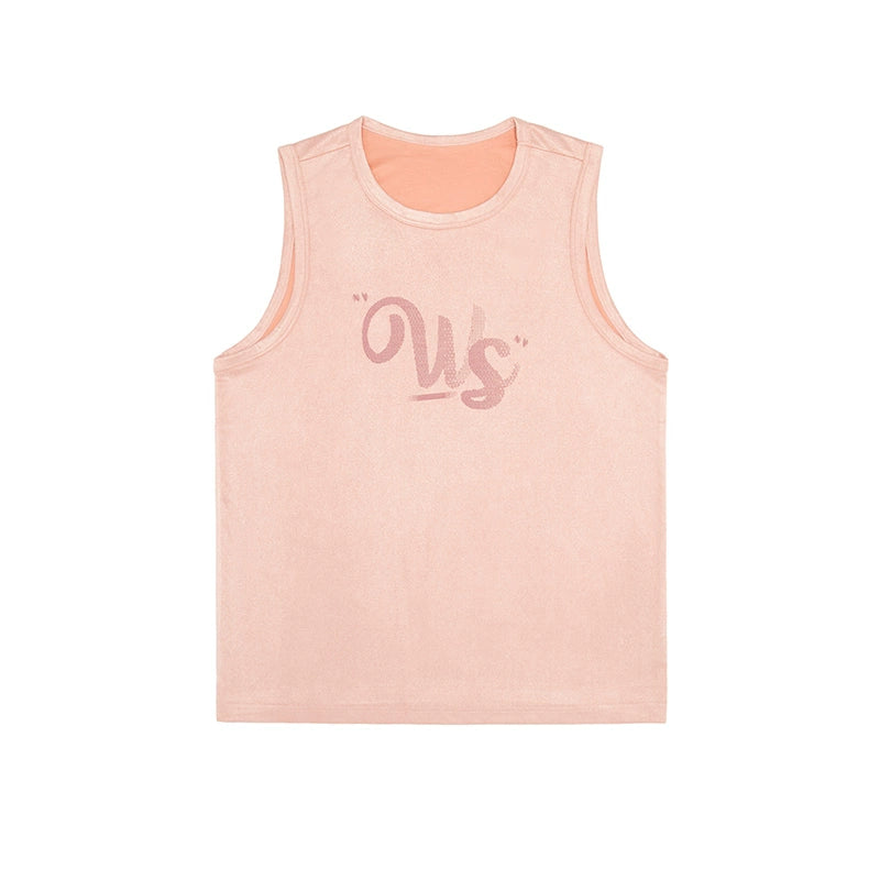 NICEBAD Gradual Change Letter Suede Vest