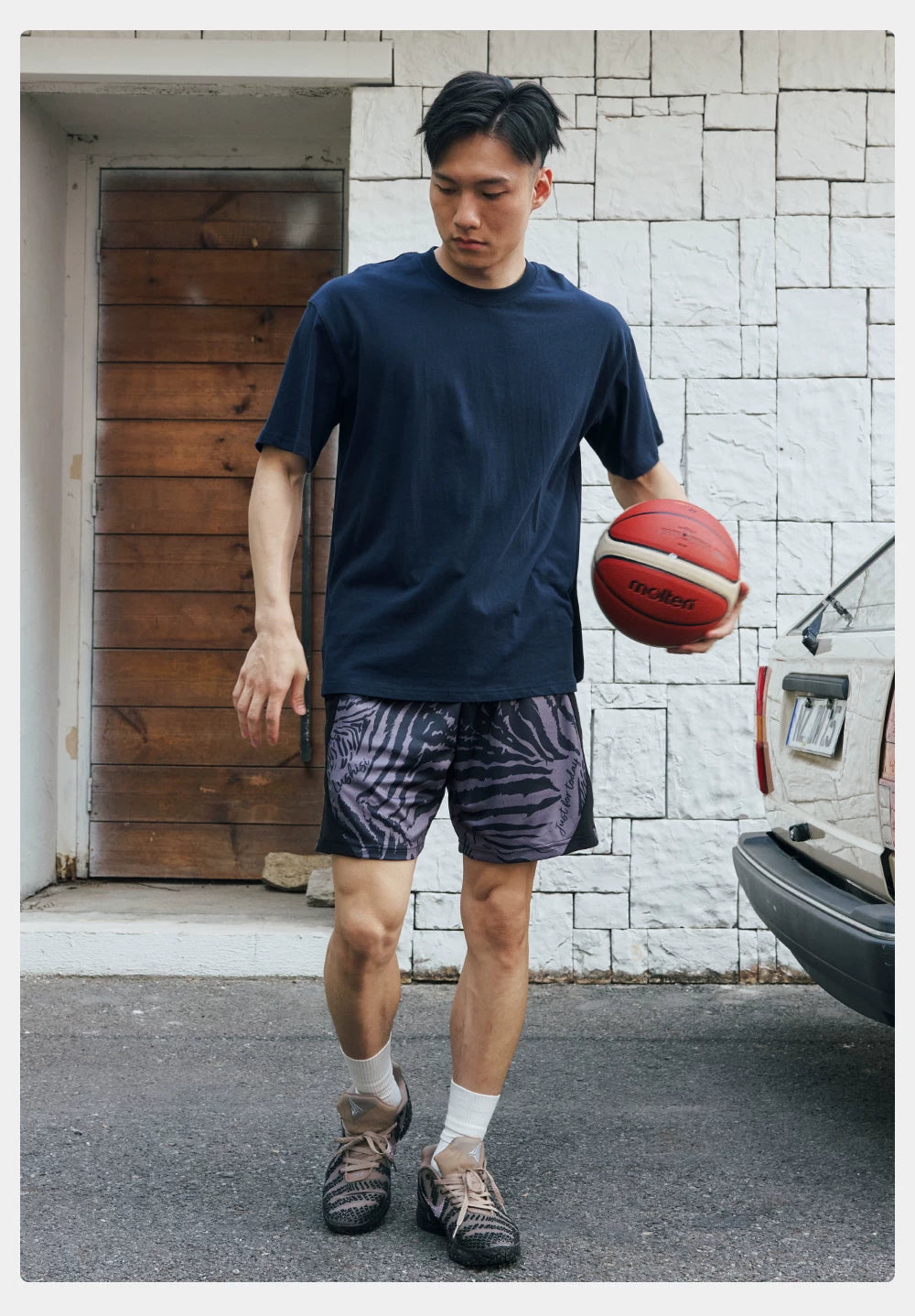 LUSHISI Camouflage Sports Casual Shorts