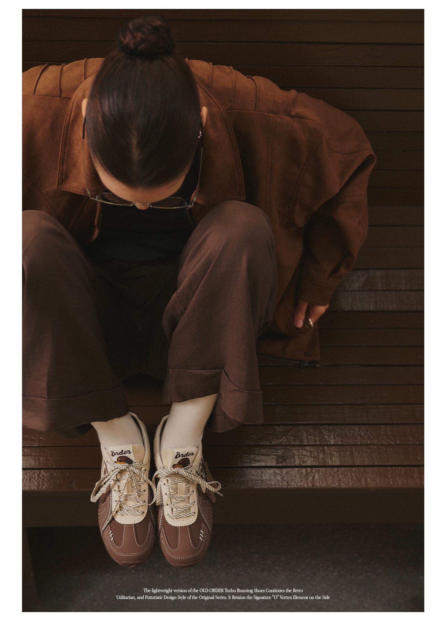 OLDORDER Retro Color Matching Casual Shoes