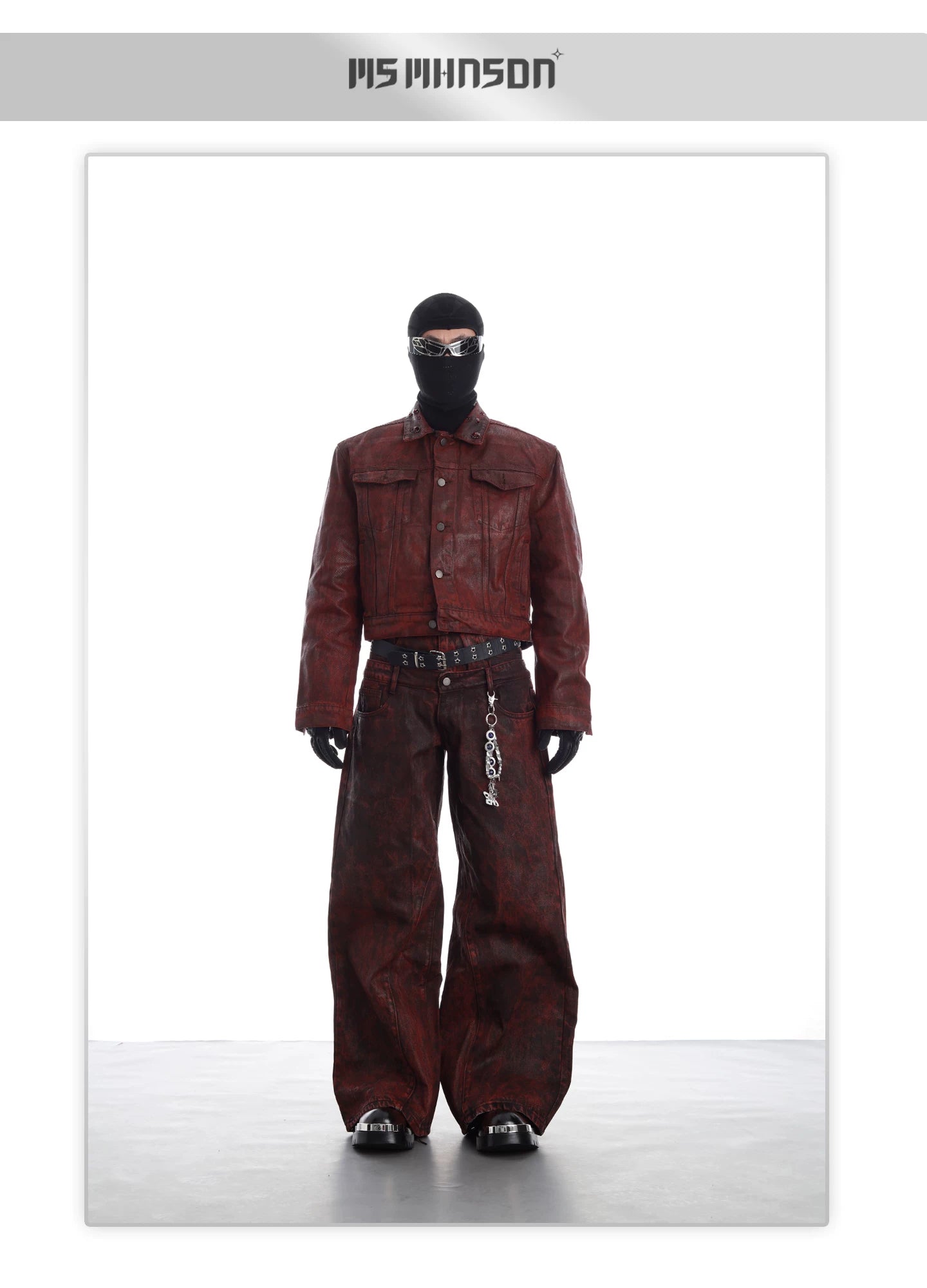 NUndeFineD Vintage Fashion Cropped Denim Suit