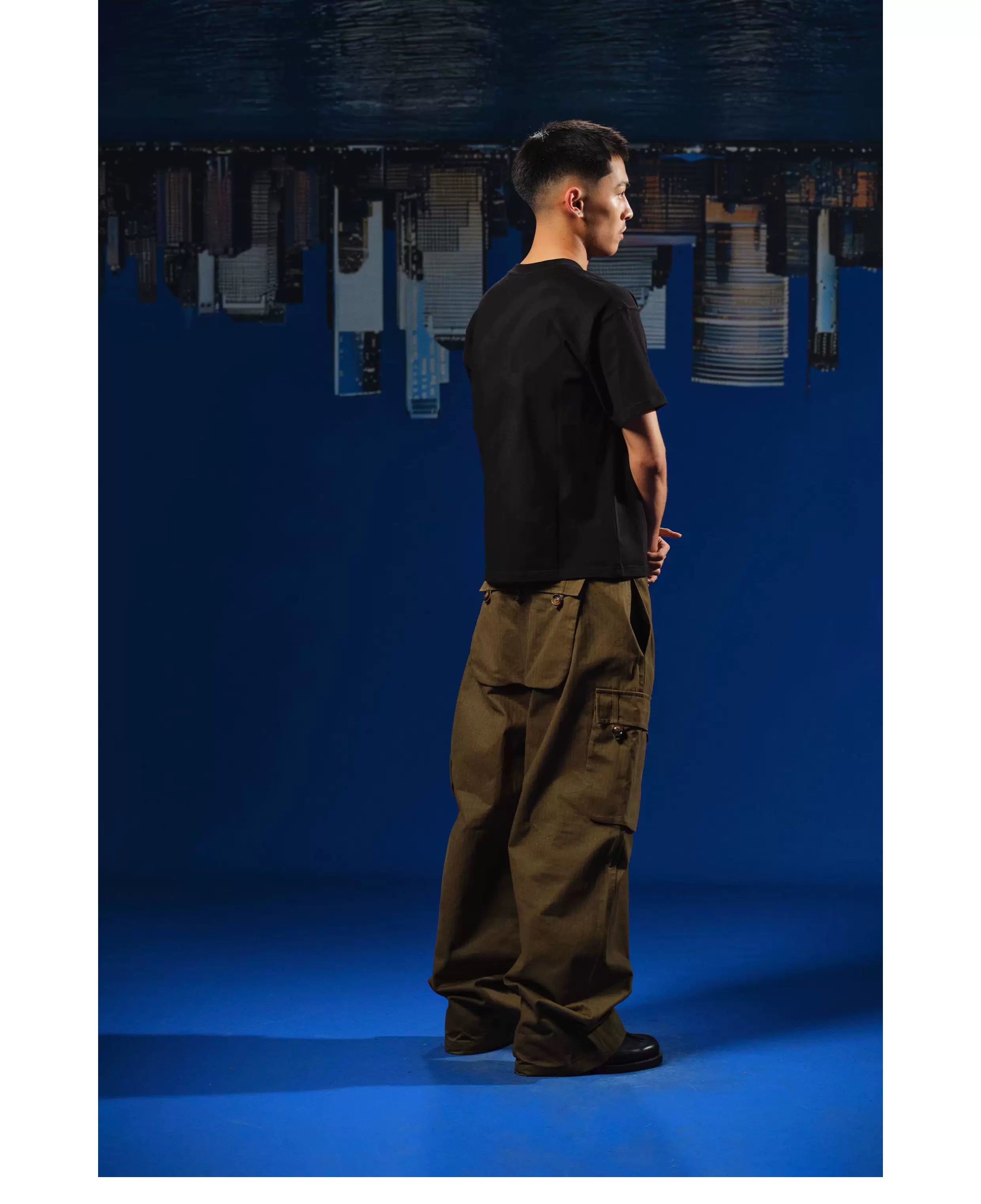 WebSurfGroupGO Sticker Bag Embroidery Loose Tee