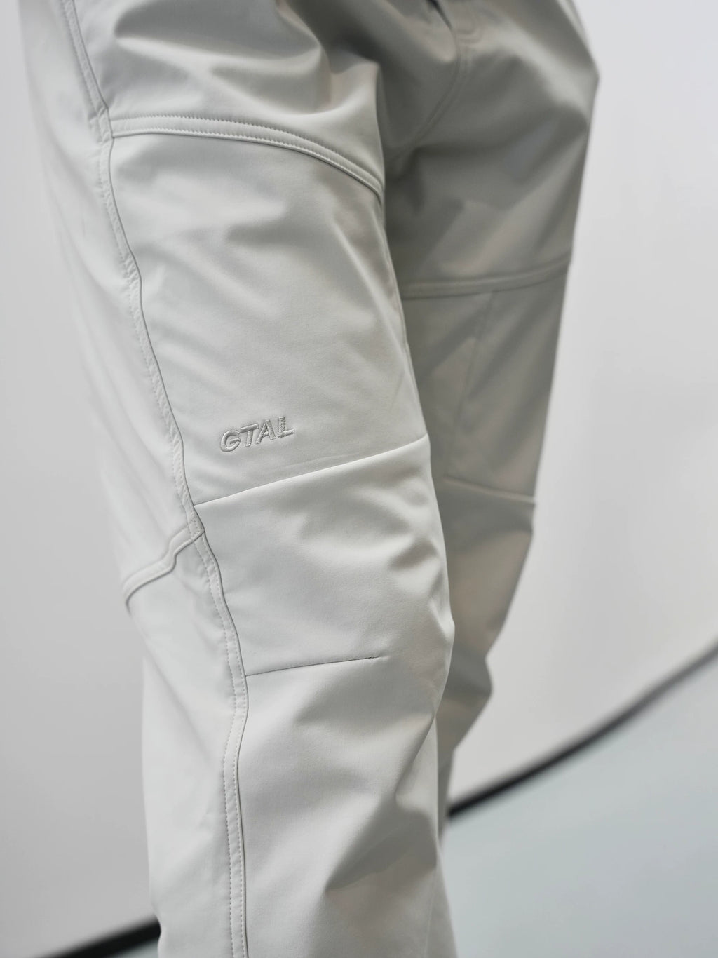 GTAL Casual Thin Velvet Splicing Casual Straight Pants
