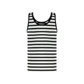 FUNKYFUN Contrasting Striped Vest