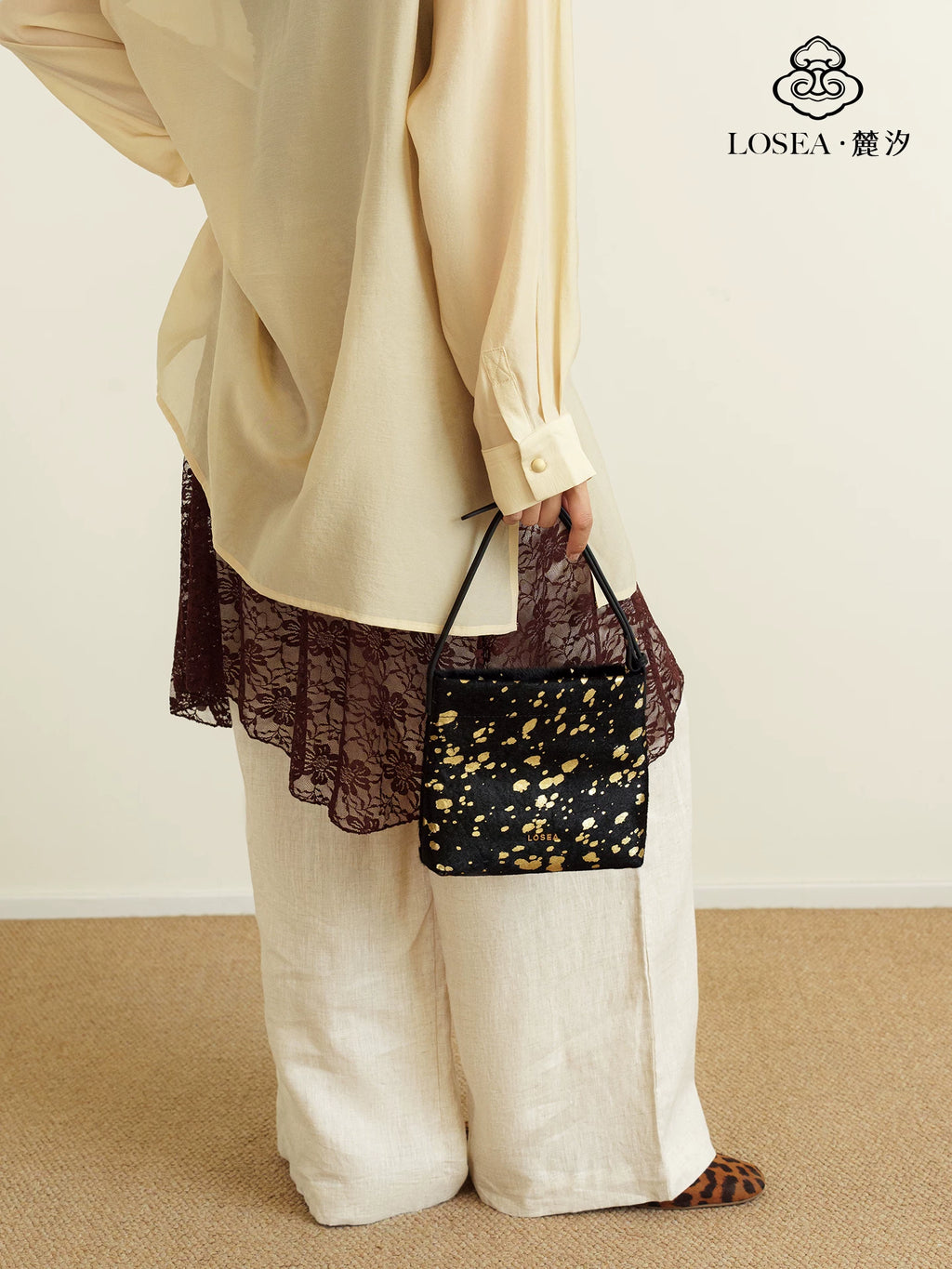 LOSEA Leather Versatile Messenger Bag