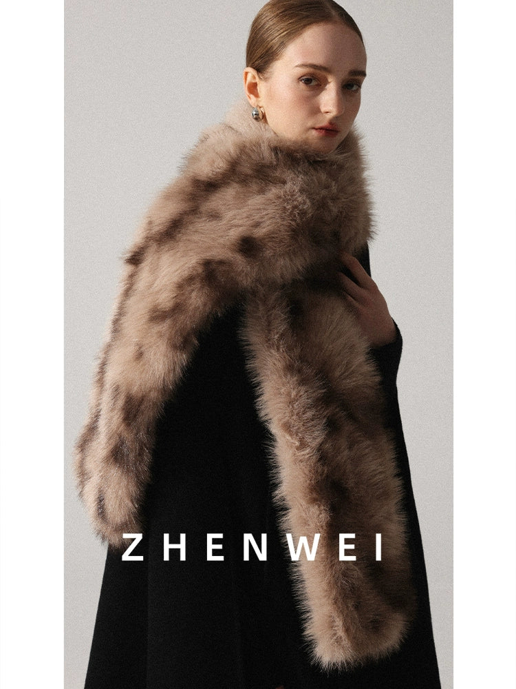 ZHENWEI Lazy Warm Fluffy Scarf
