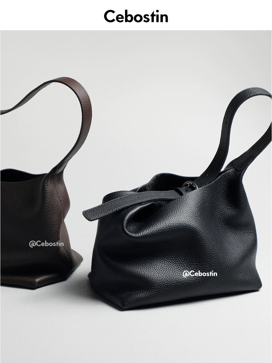 Cebostin First Layer Cowhide High-end Large-capacity Messenger Bag