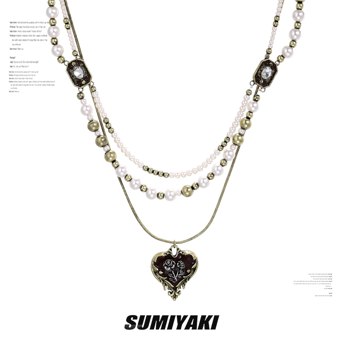 SUMIYAKI Rose Vintage American Hottie Collarbone Chain