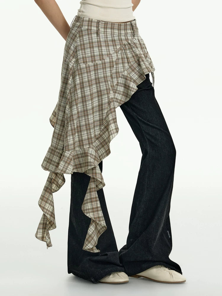 TGNS Checked Fart Curtain Jeans