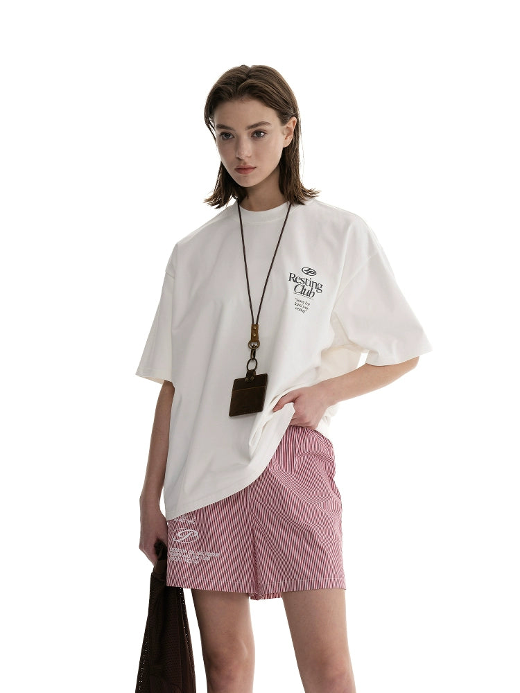 Loopsoon Basic Creative Printing Loose Tee