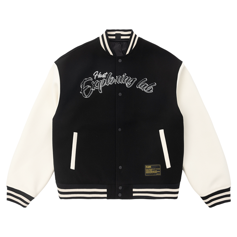 FLOAT Vintage Loose Contrasting Embroidered Jacket