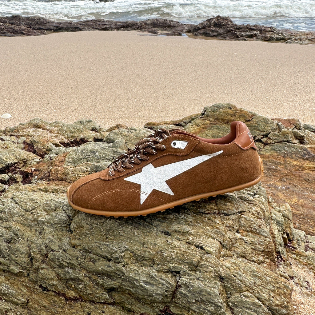 Lidaren Produced Leather Vintage Star Board Shoes