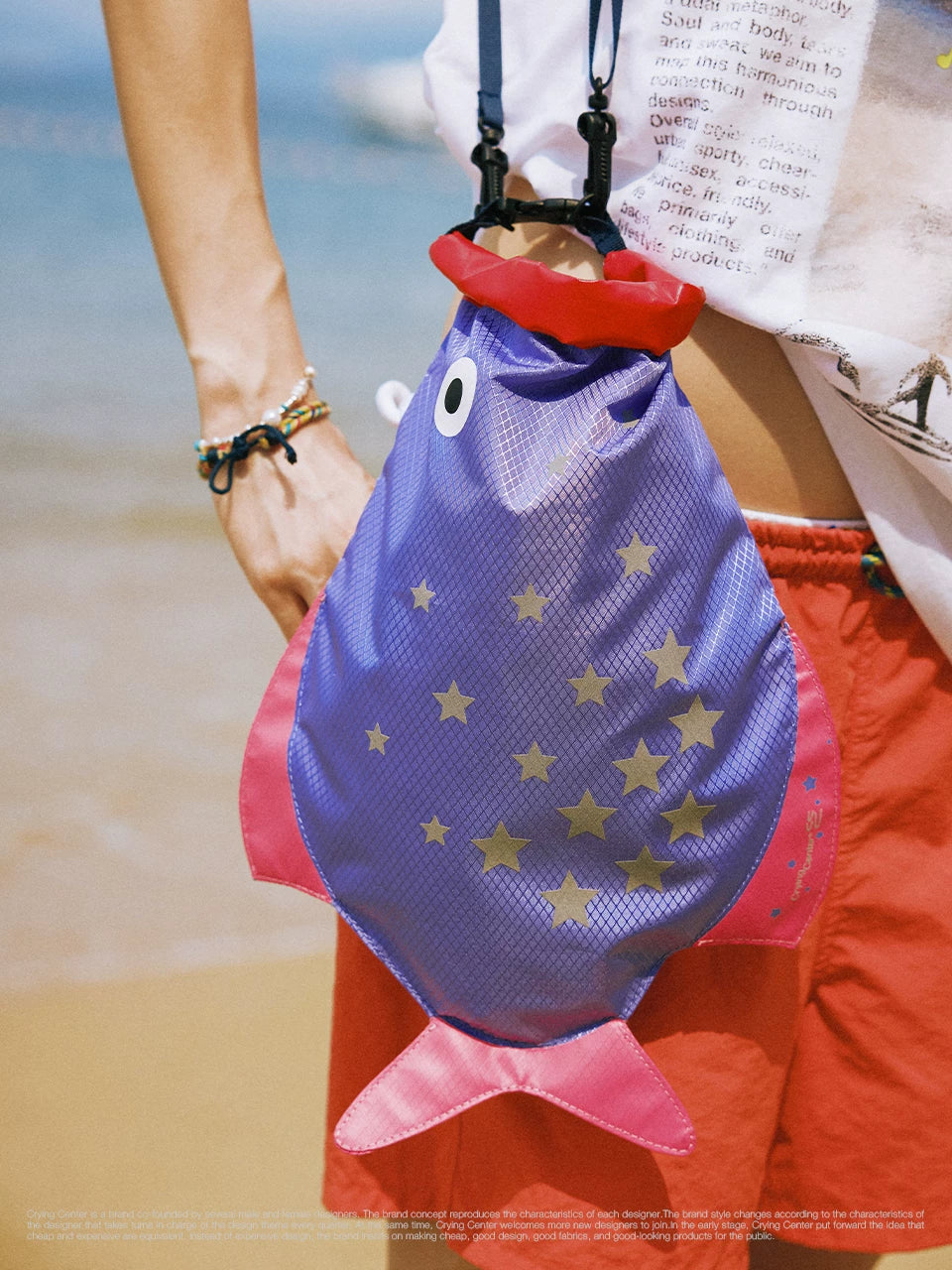 CryingCenter Star Fish Diagonally Across Wet Bag