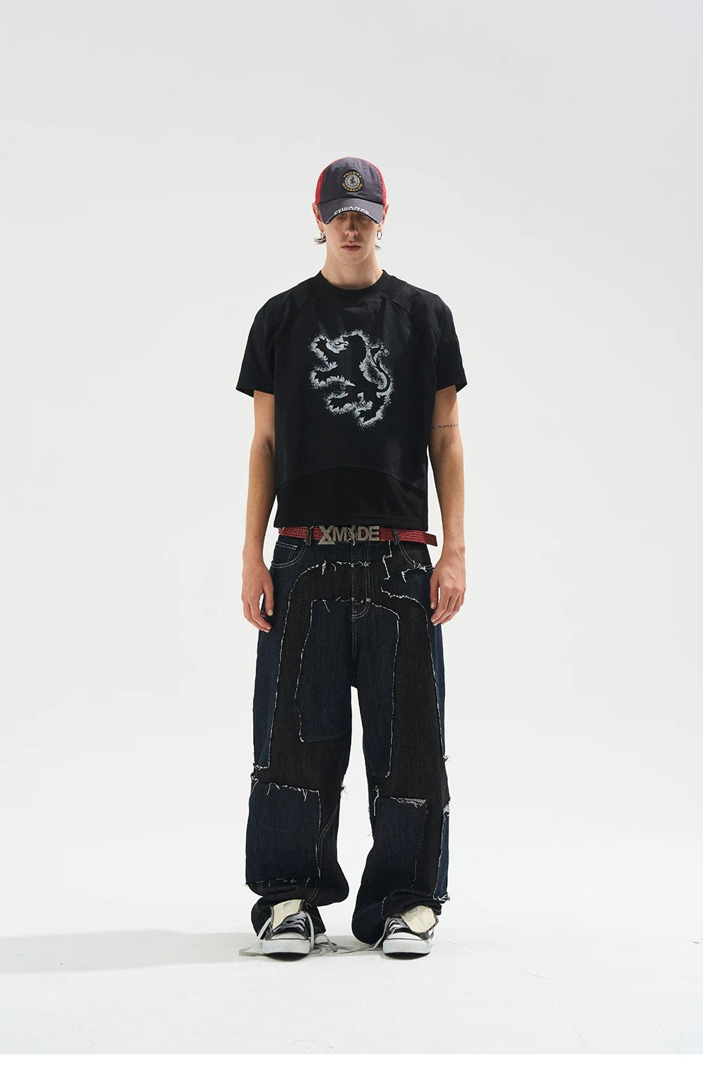 BLINDNOPLAN Direct Injection Printing Casual Tee