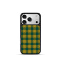 Pbcase Yellow and Green Square High-end Apple Phone Case