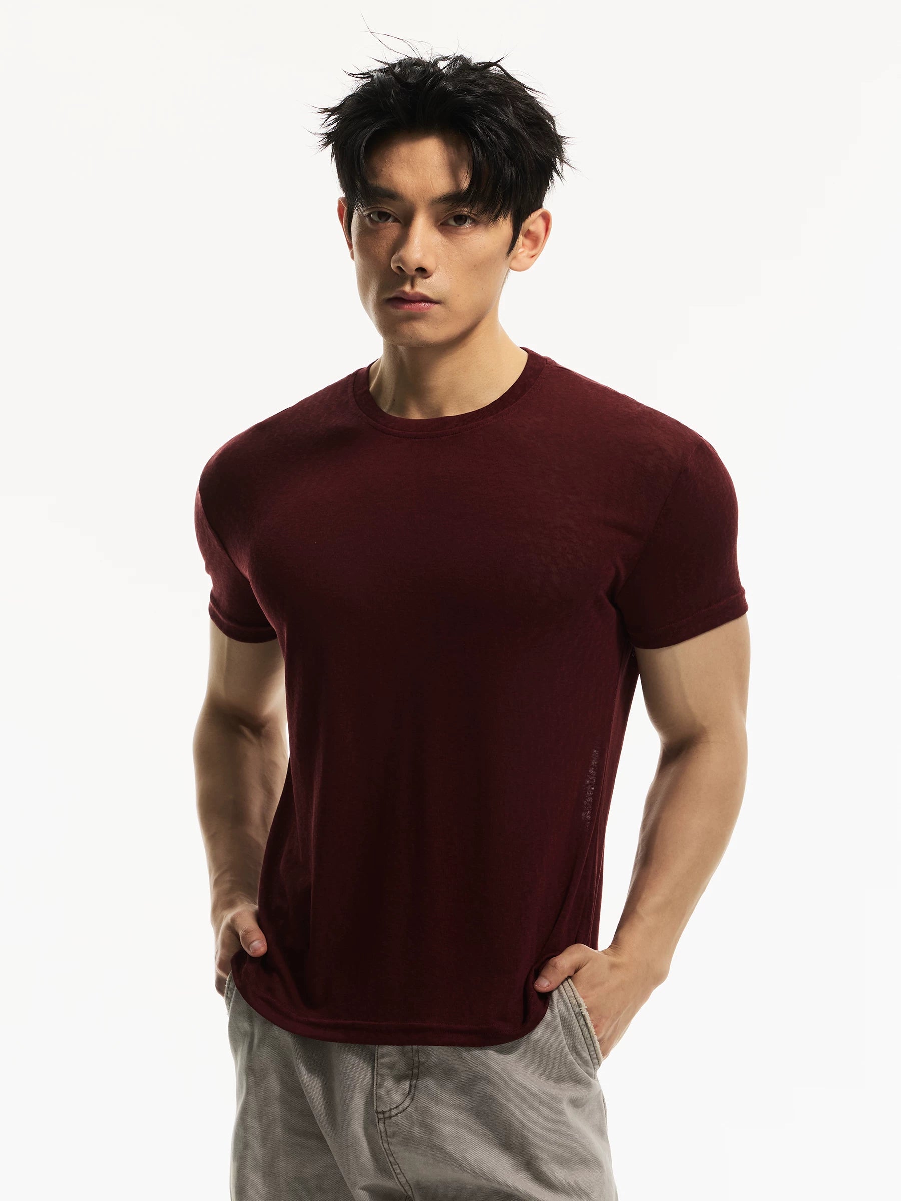 DAY NY Cool and Light Front Shoulder Casual Tee