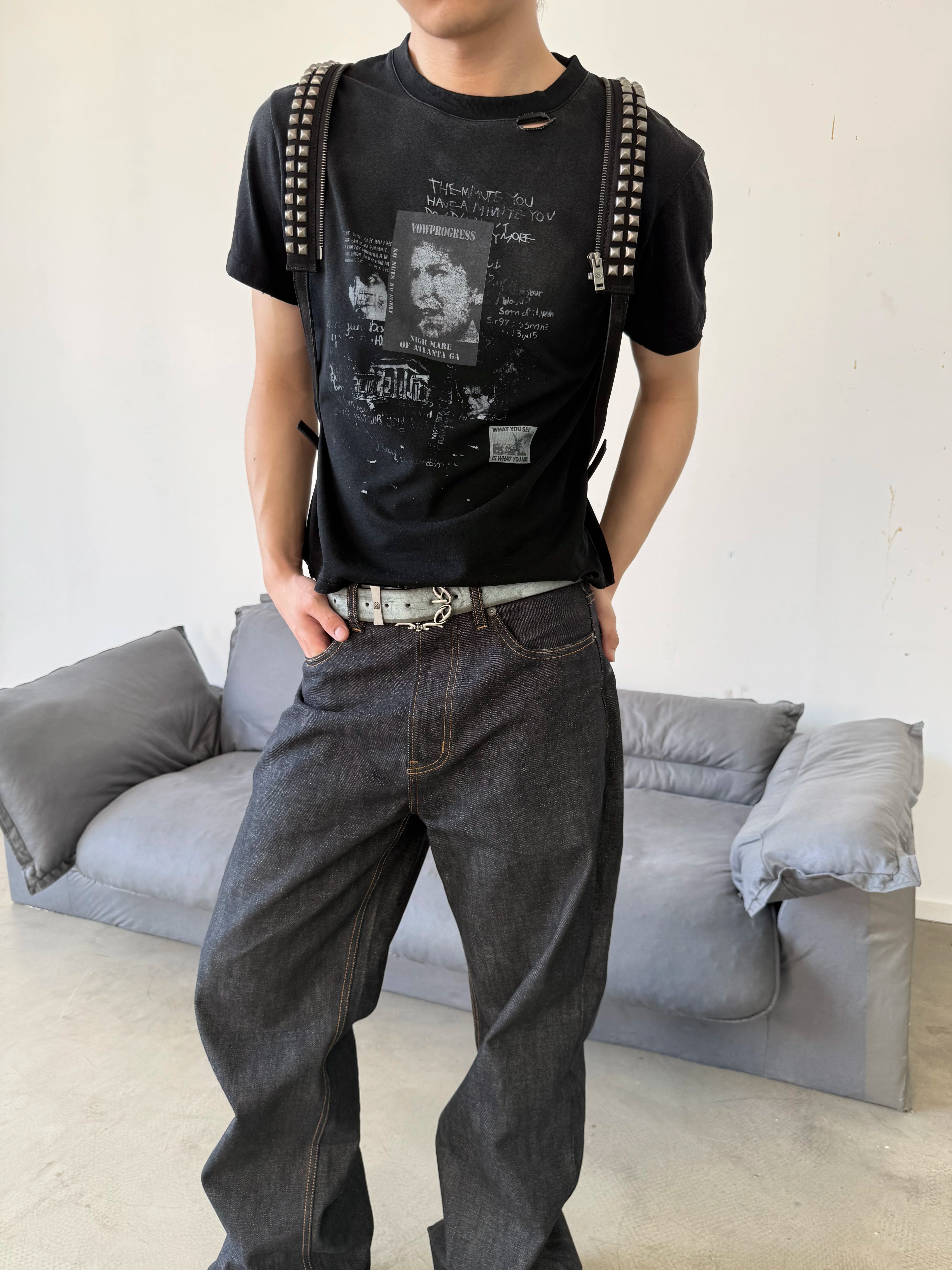 VOWPROGRESS Retro Casual Versatile Tee