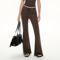 Ariseism Vintage Leopard Slim-fit Casual Pants