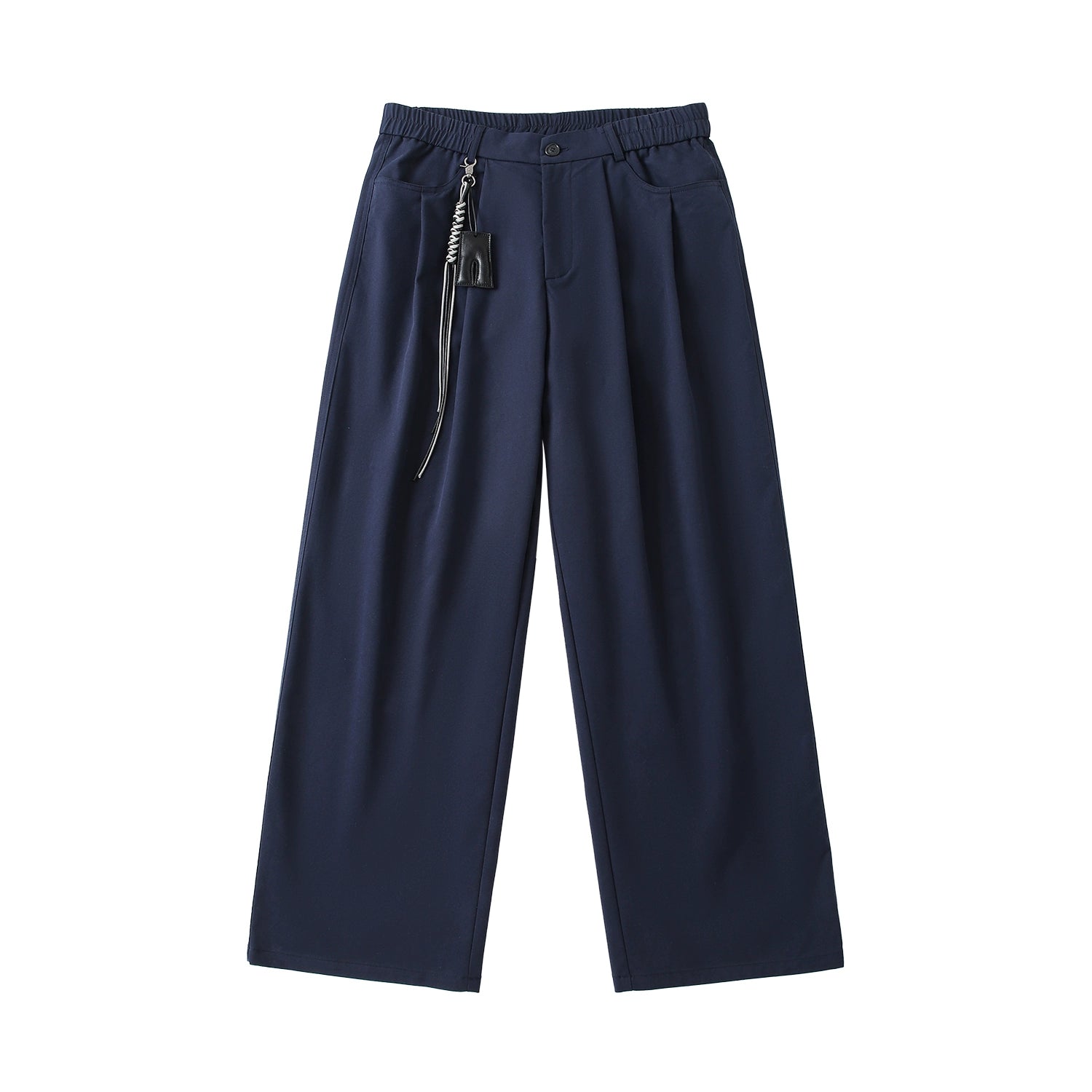 LR MADE Tencel Straight Casual Trousers