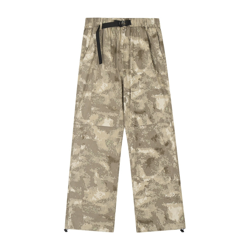 US Loose Hip Hop Camo Overalls