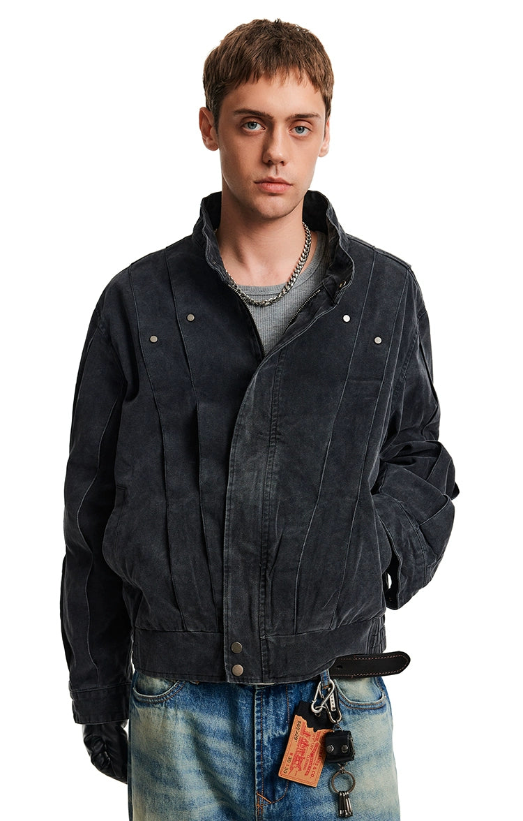 MADWITCH Vintage Wash Cut Loose Casual Jacket