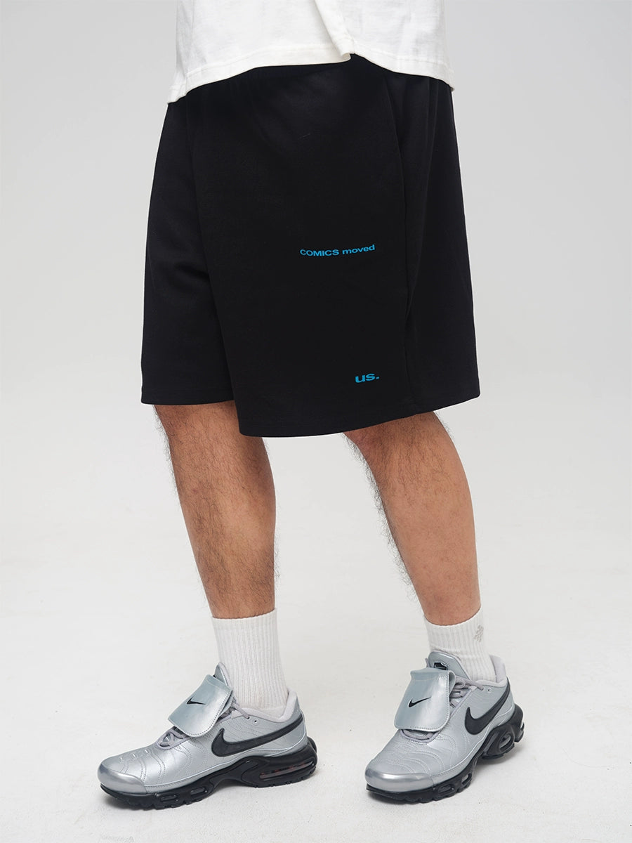 ComicTree Base Alphabet Cotton Elastic Shorts Casual