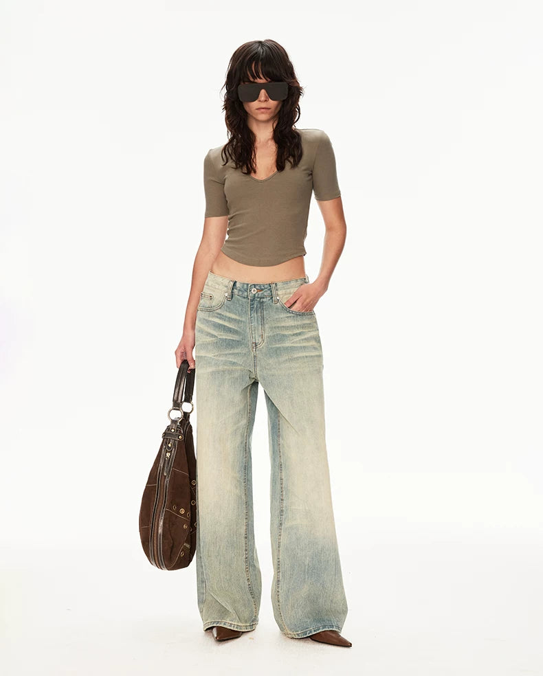 MADWITCH Vintage Loose Wide Leg Jeans
