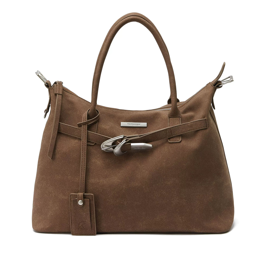 TAICHIISM Hand Bag Dual-purpose Buckle Suede Tote Bag
