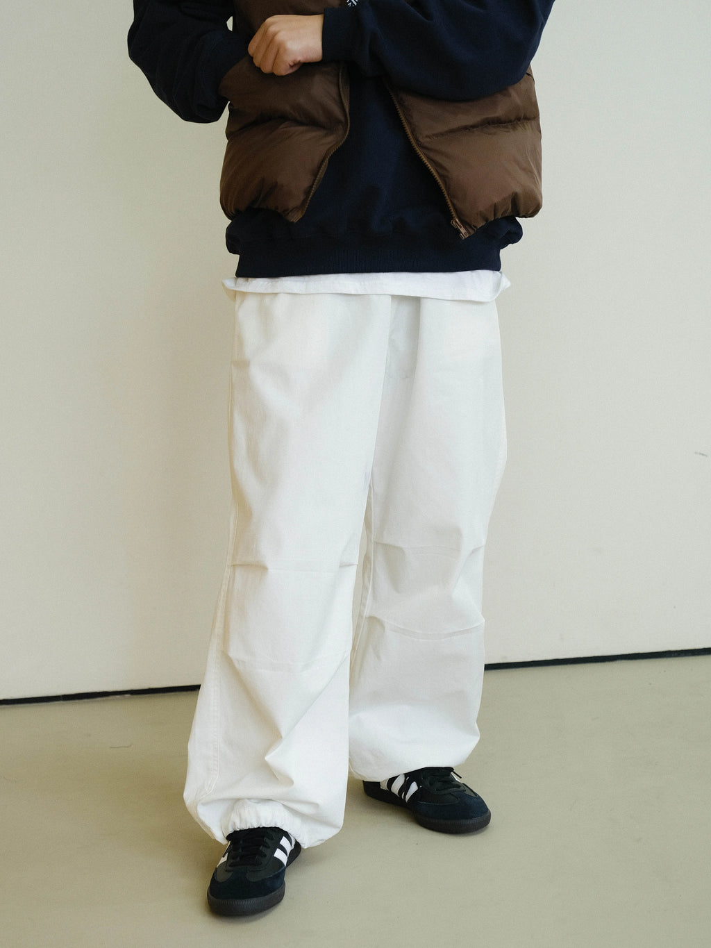 Anniehall Vintage Loose Pleated Casual Pants