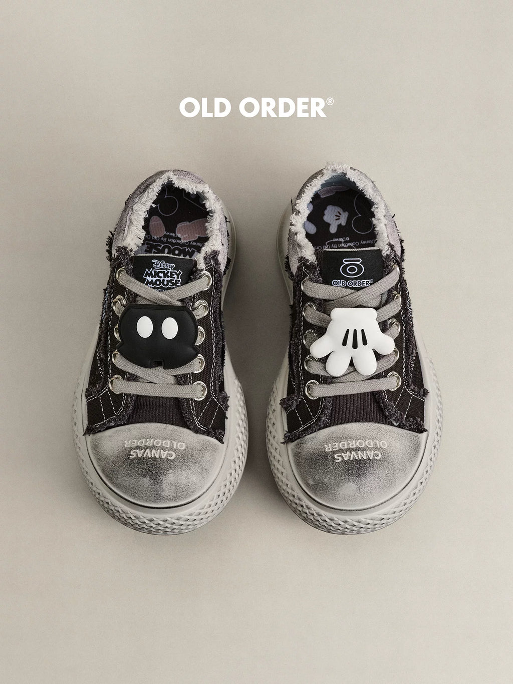 OLDORDER Thick-soled Heightening Big-head Casual Shoes