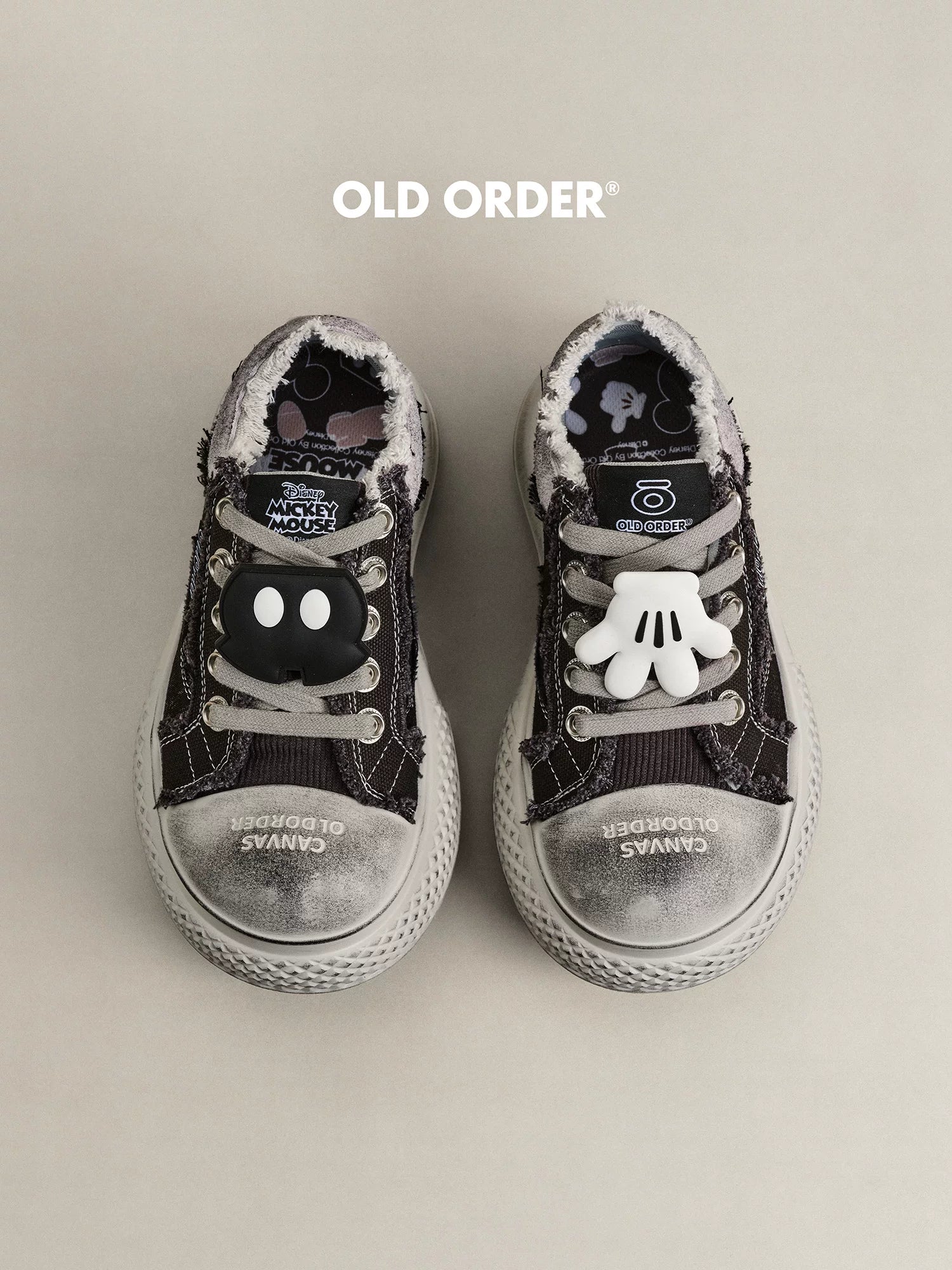 OLDORDER Thick-soled Heightening Big-head Casual Shoes