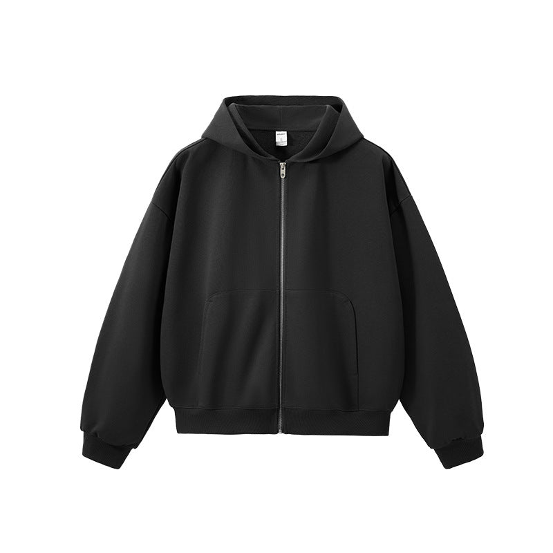 Inflation Short Knit Hooded Jacket