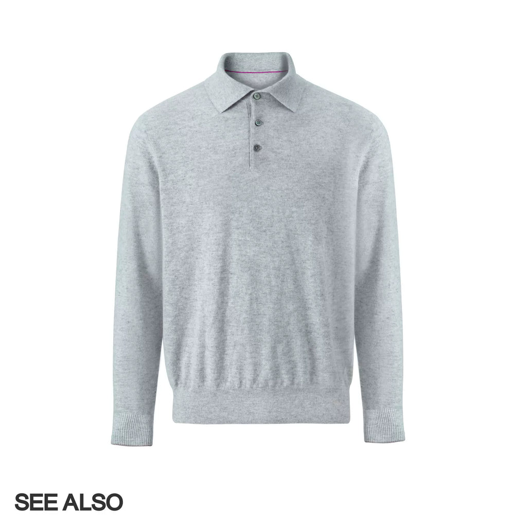 SEE ALSO Super Worsted Wool Elbow Leather Long-sleeved Sweater