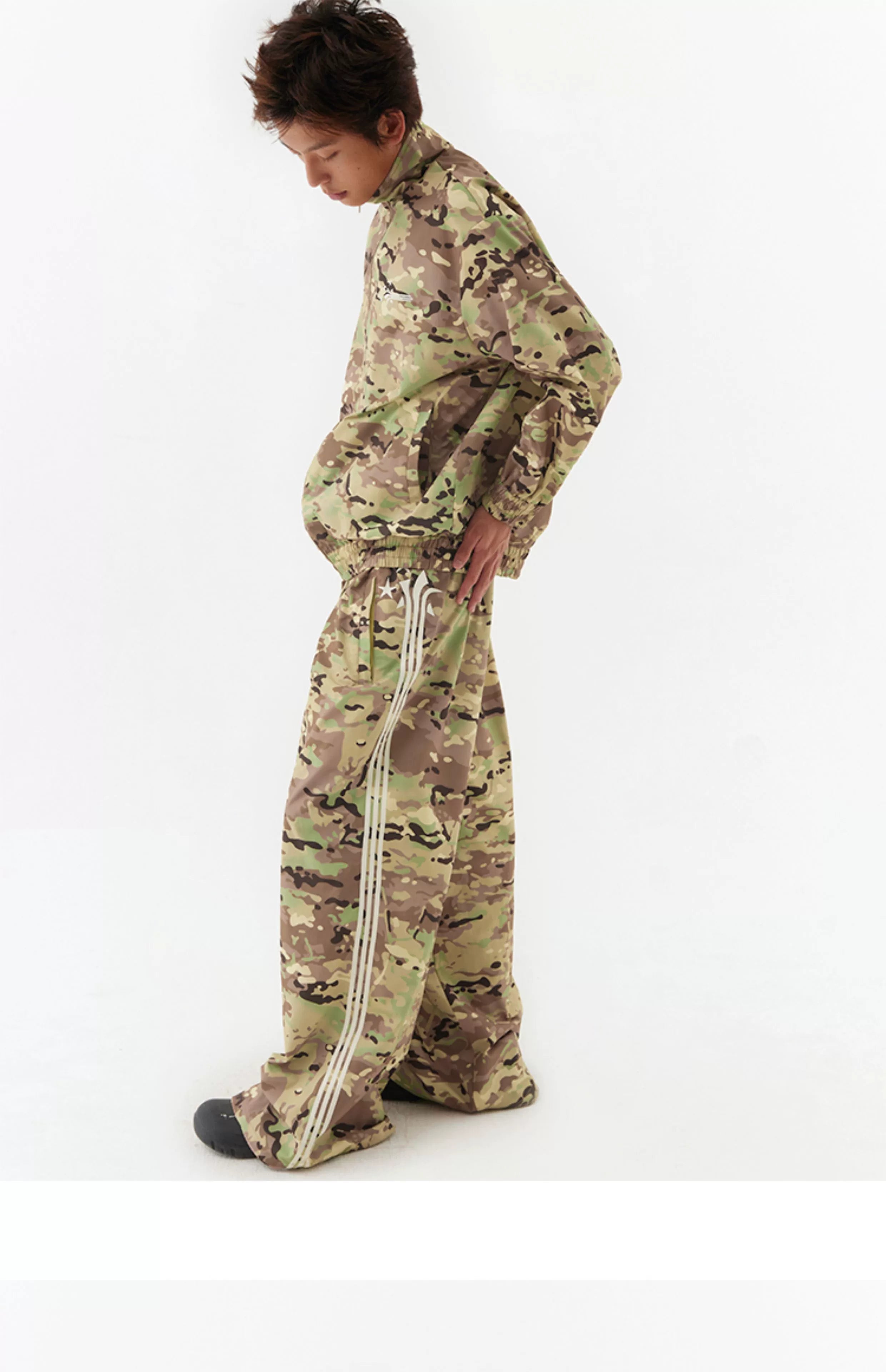 CryingCenter Camouflage Star Sports Suit