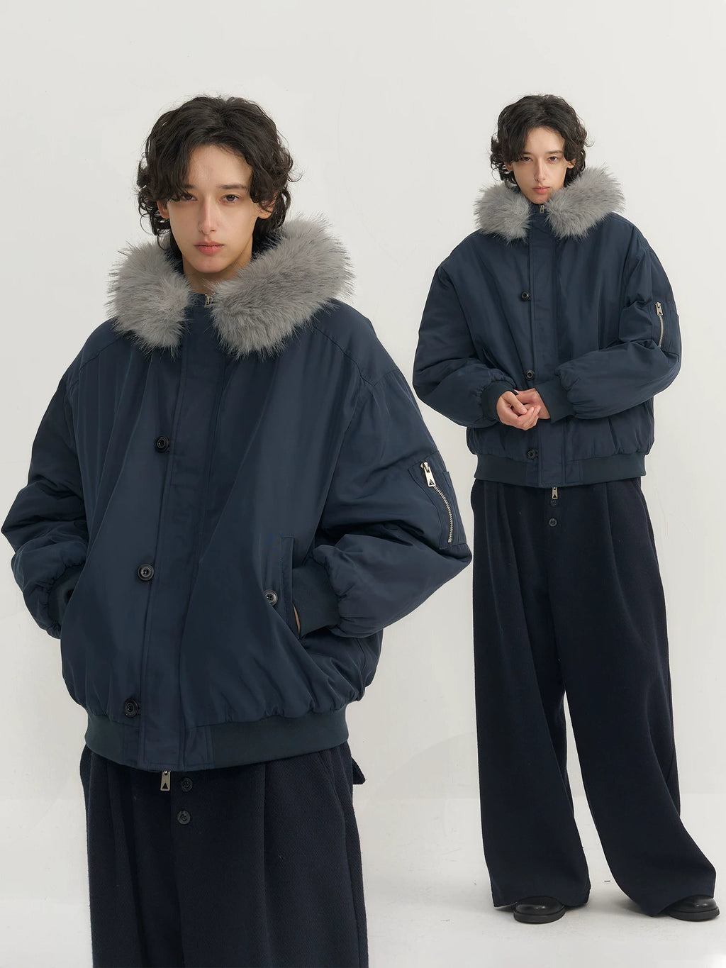 CARPEM Thermal Removable Fur Collar Jacket