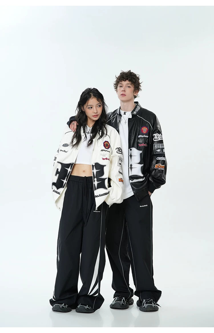 BJHG Premium Sense PU Leather Clothing Jacket