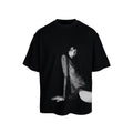 WANNA LAB Portrait Retro Print Loose Tee