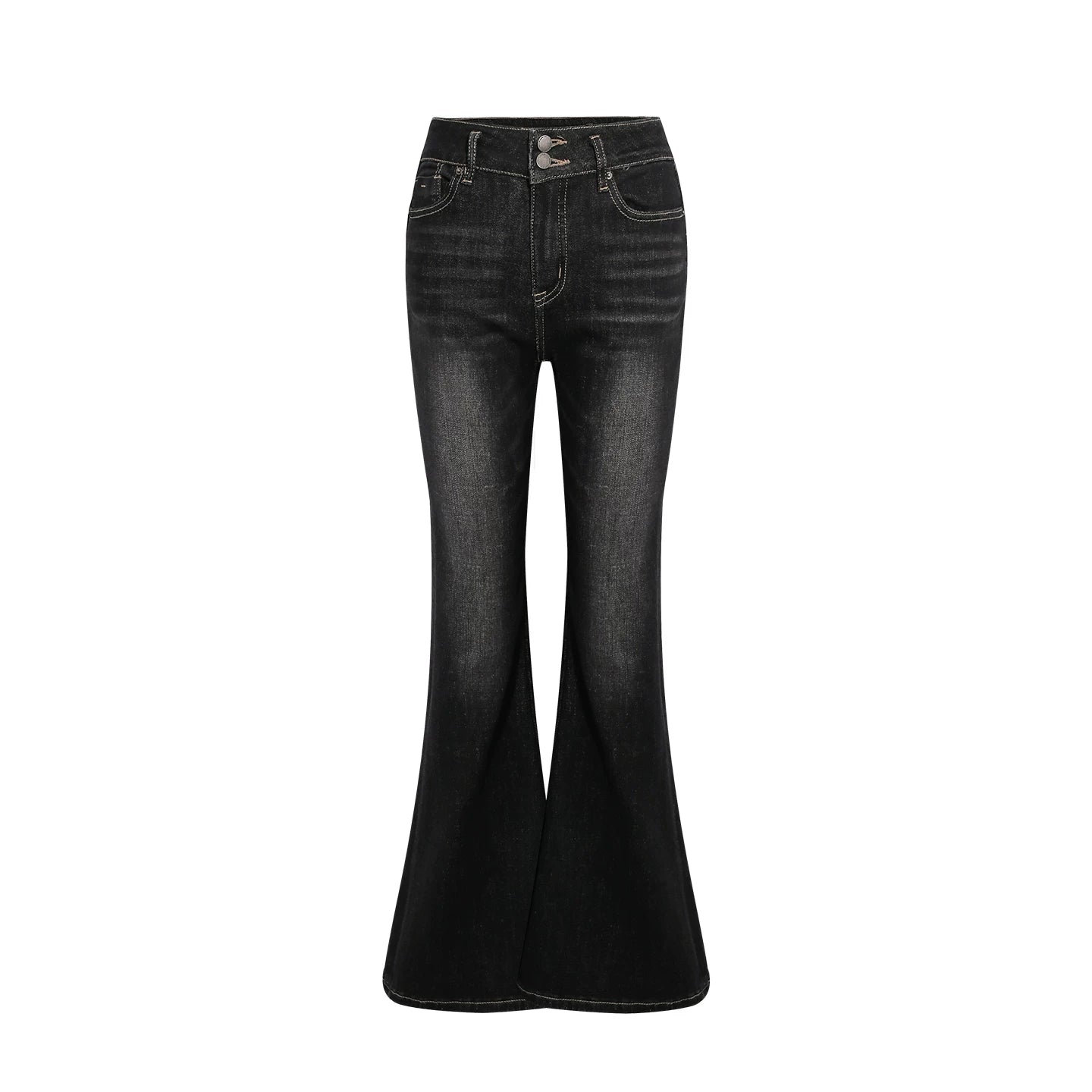 Wildberry Vintage High Waist Versatile Pull Jeans