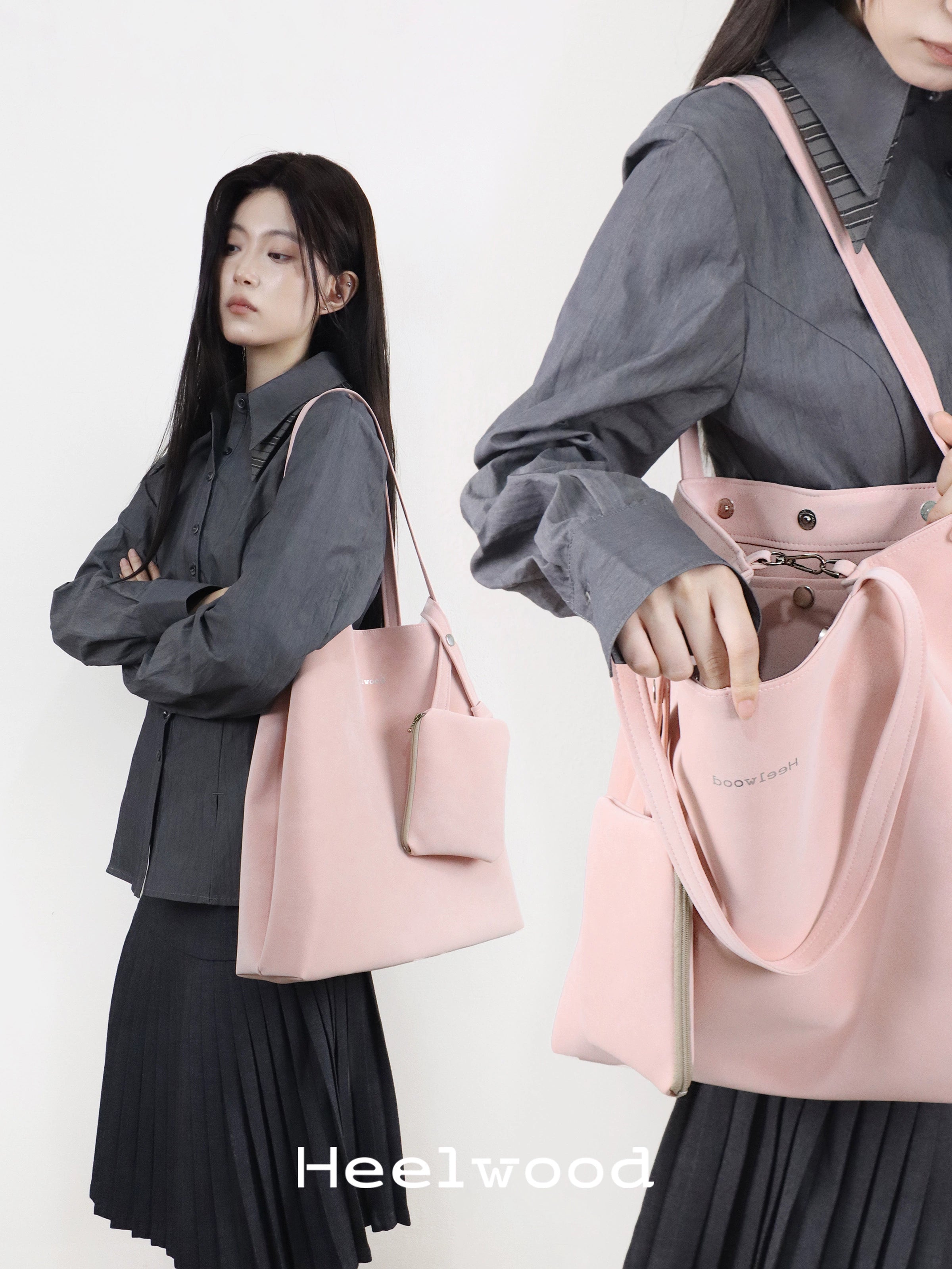 Heelwood Simple Large Capacity Shoulder Bag