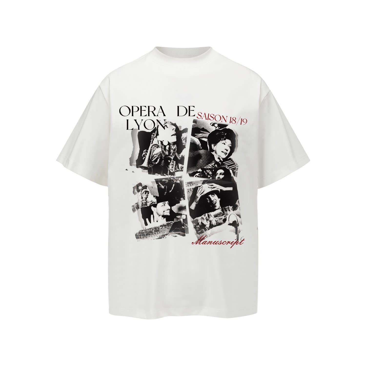 MANUSCRIPT Portrait Digital Printing Ice Tee