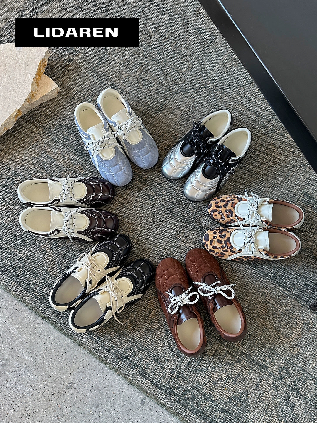 Lidaren Produced Outdoor Sports Rhombus Forrest Gump Shoes