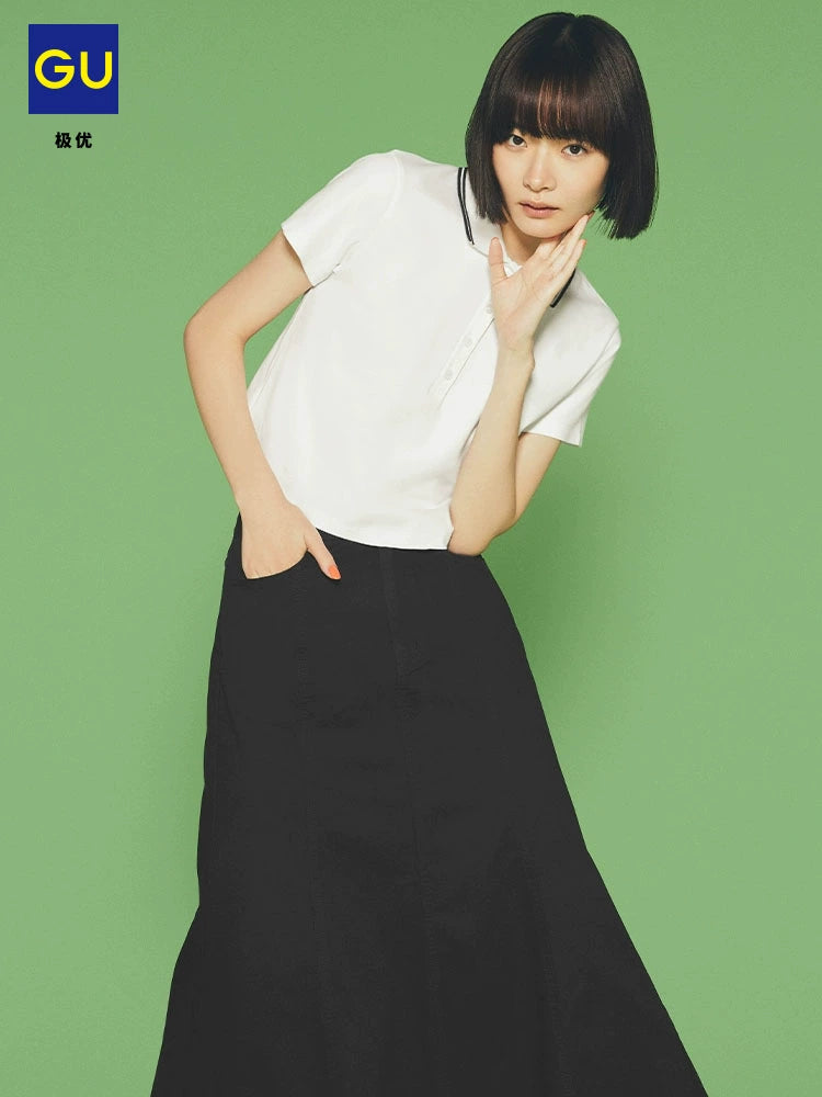 GU College Style POLO Shirt Slim Fit