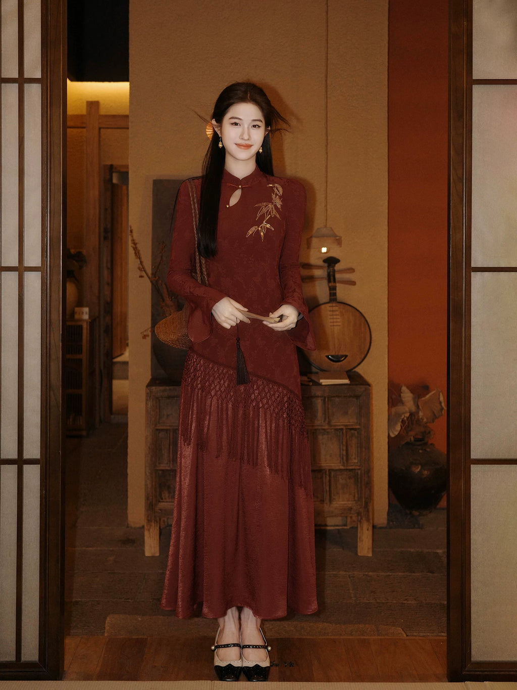 ZIHE Fringed High-end Dress