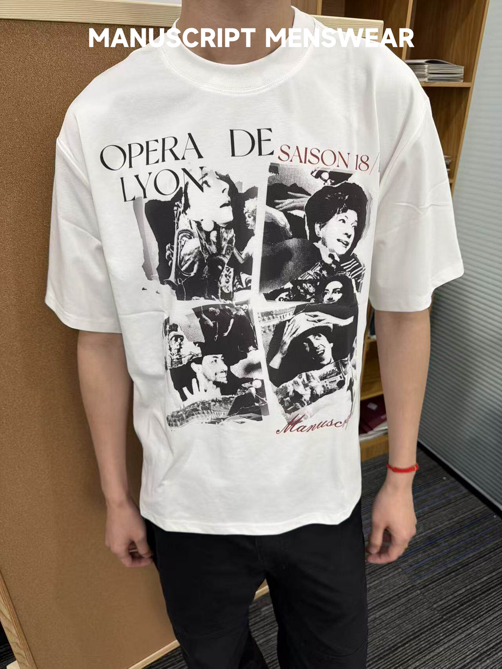 MANUSCRIPT Portrait Digital Printing Ice Tee