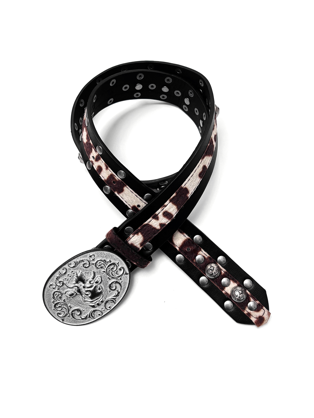 DPOL Retro Old Leopard Print Belt