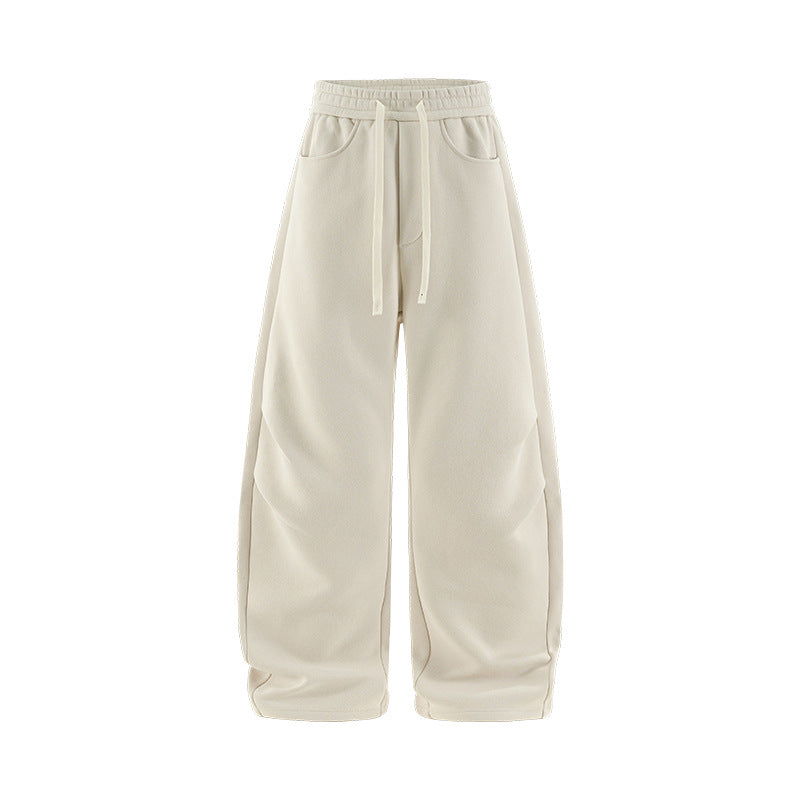 Inflation Double Pleated Scimitar Fleece Slacks
