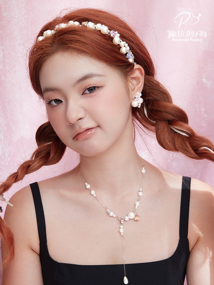ParanoidP Pearl Love Earrings